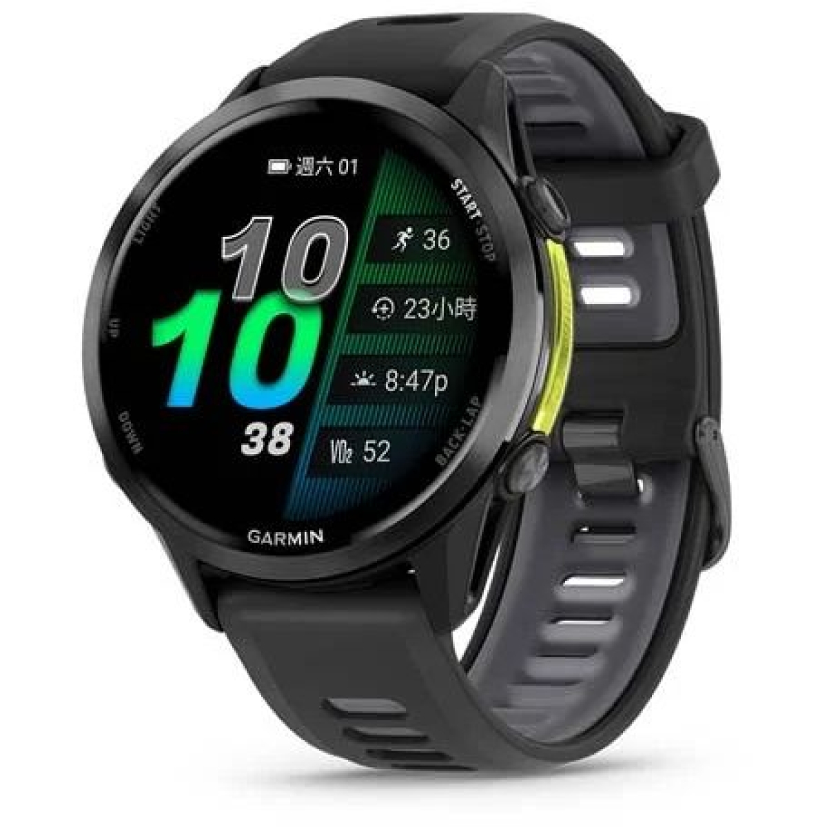 Garmin 010-02969-60 Forerunner 970 GPS 全方位鐵人運動錶 (獵影黑/躍動黃 (護蓋設計))